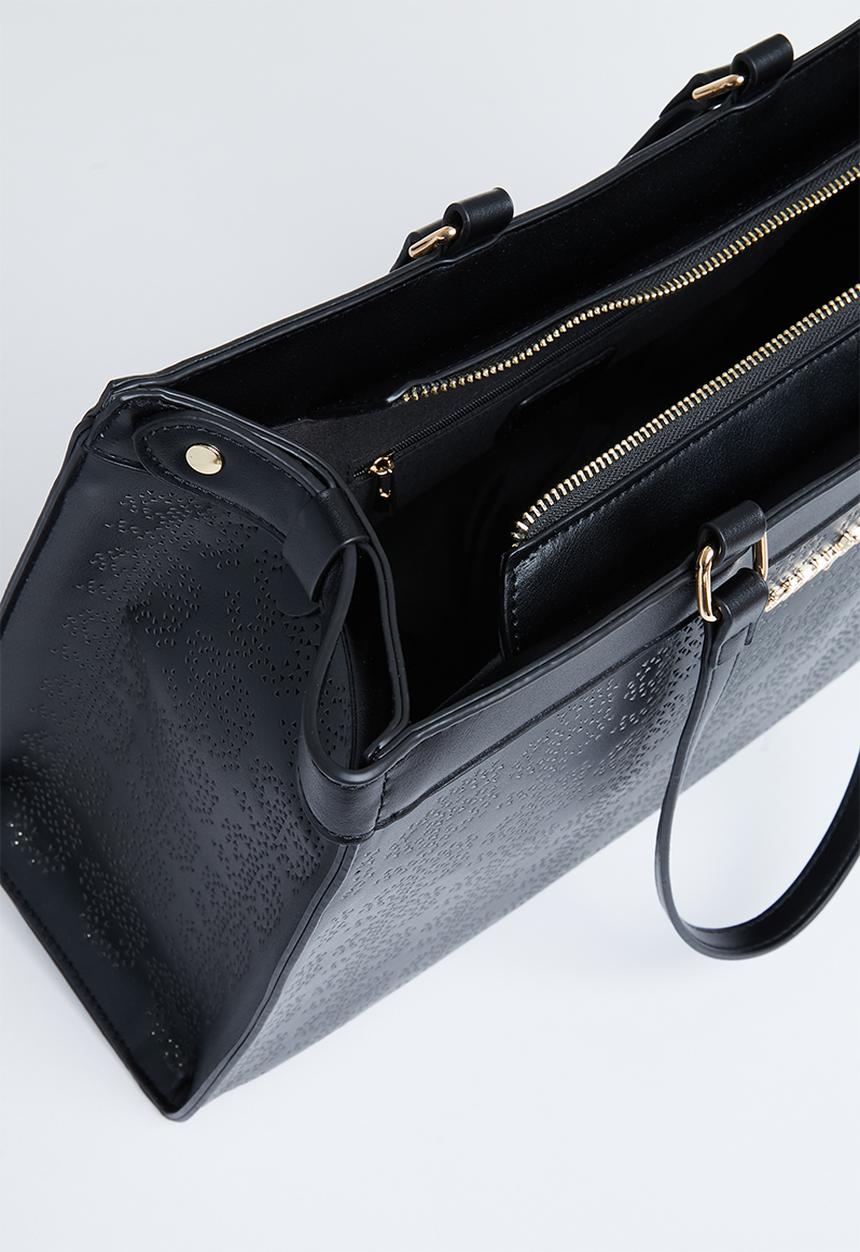 SISSY BOY - Sb lasered shopper - black