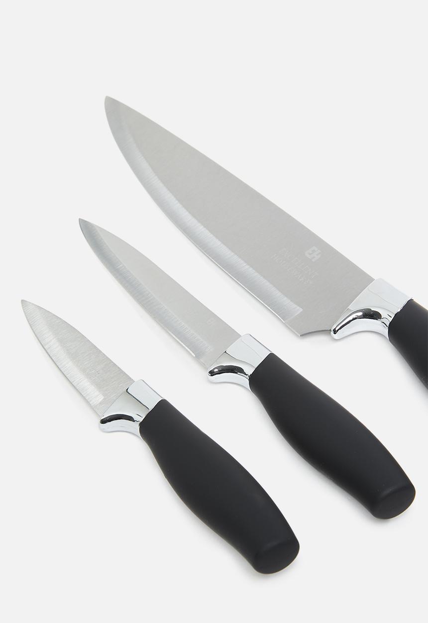 Excellent Houseware - Knife set - black
