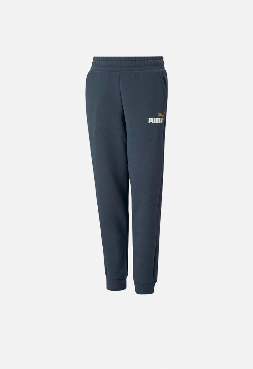 PUMA - Ess+ 2 col logo pants fl cl b - dark night