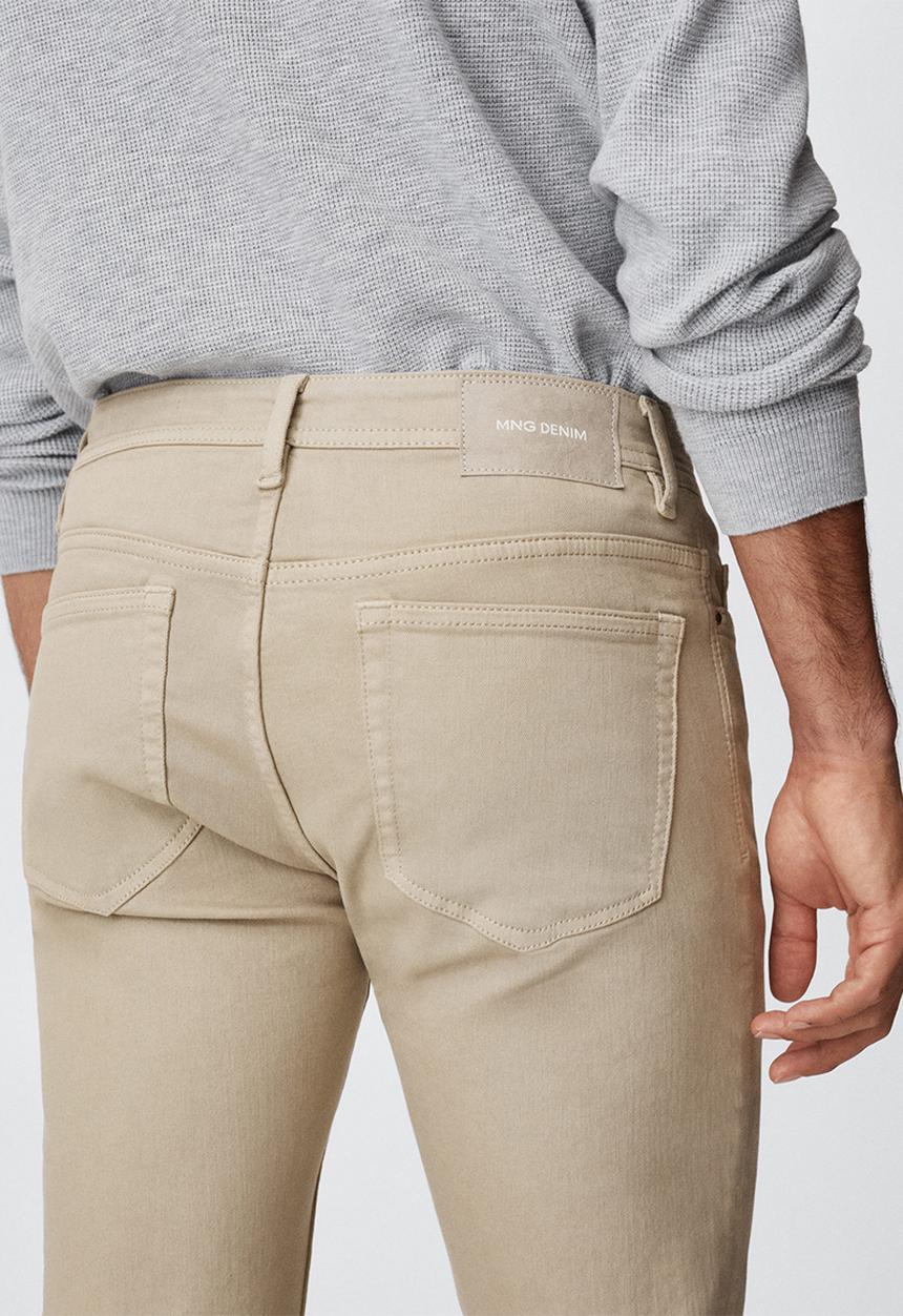 MANGO - Jeans billy - beige