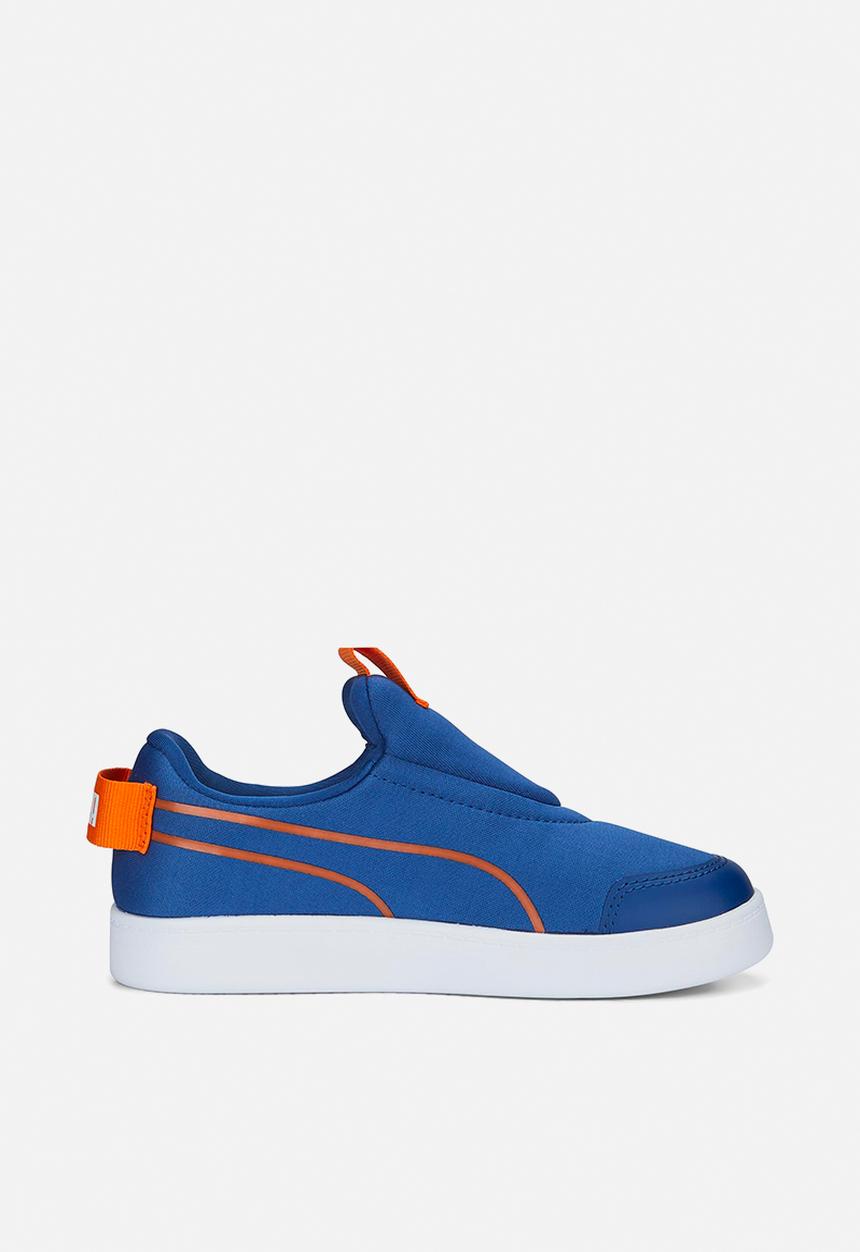 PUMA - Courtflex v2 slip on ps - clyde royal-rickie orange-puma white