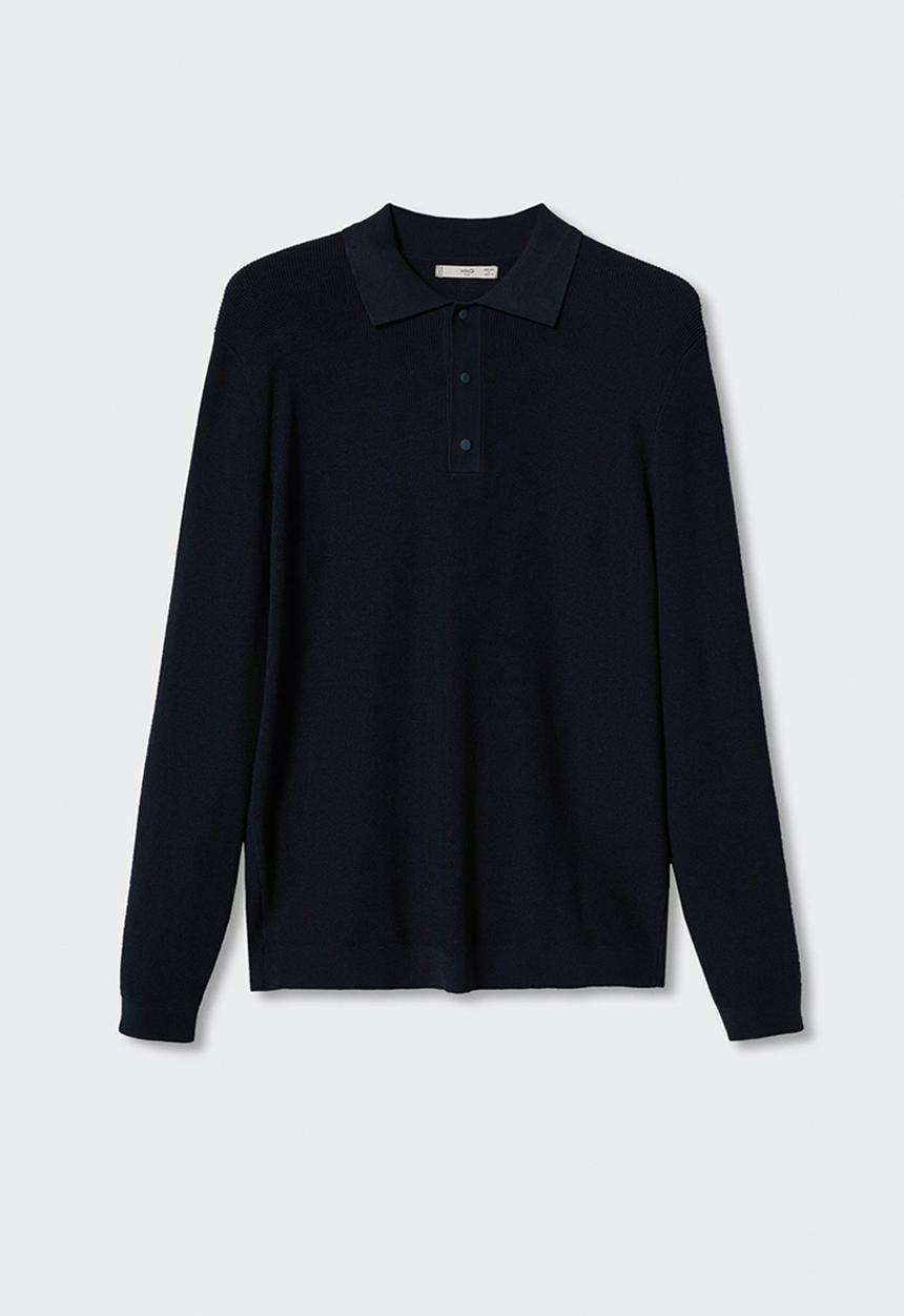 MANGO - Polo shirt luxuss - night blue
