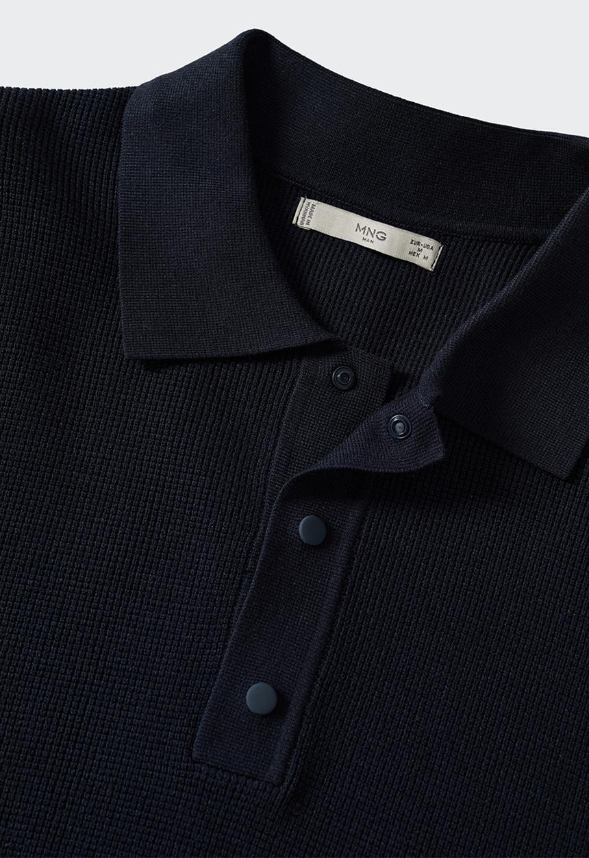 MANGO - Polo shirt luxuss - night blue