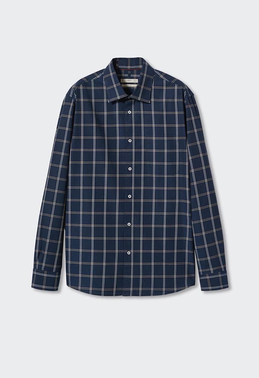 MANGO - Shirt lalin - navy