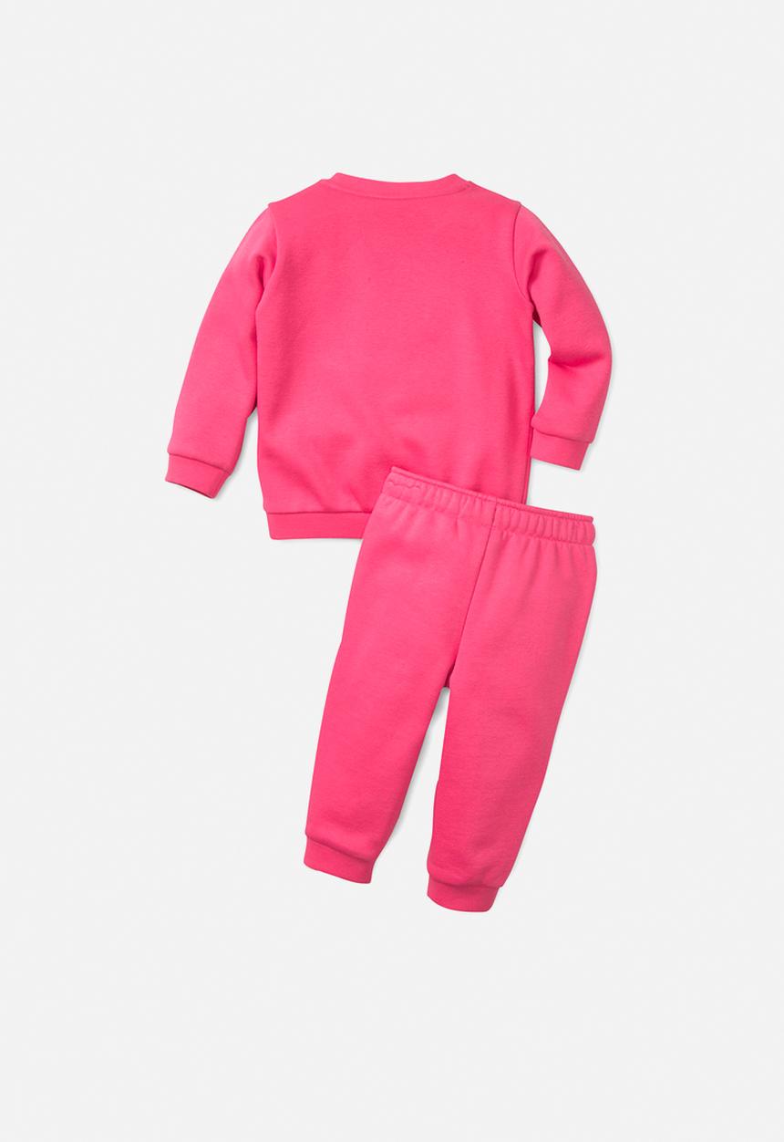PUMA - Minicats ess crew jogger fl - glowing pink