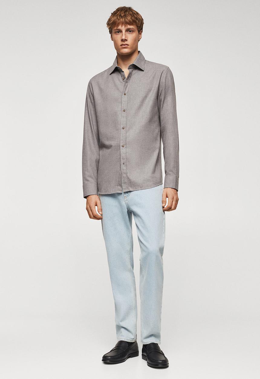 MANGO - Shirt galdana - grey