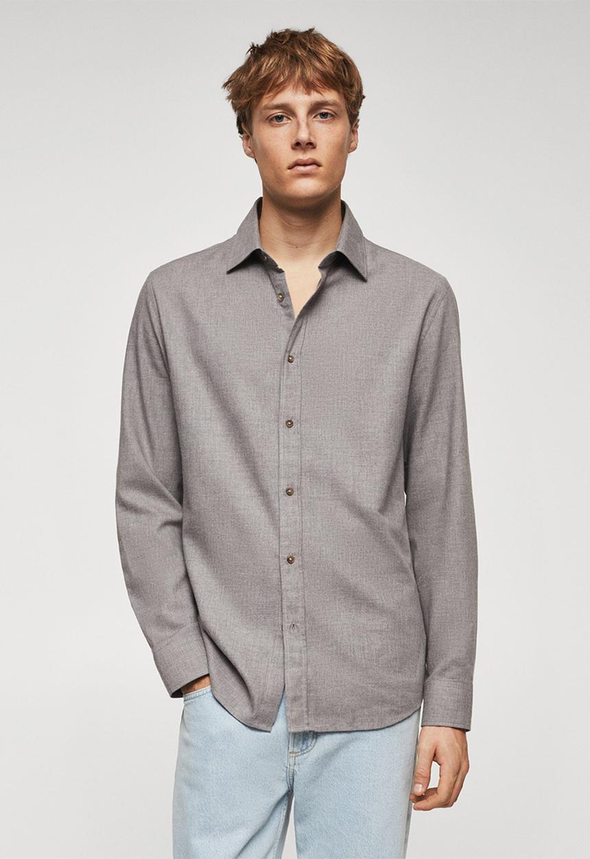 MANGO - Shirt galdana - grey
