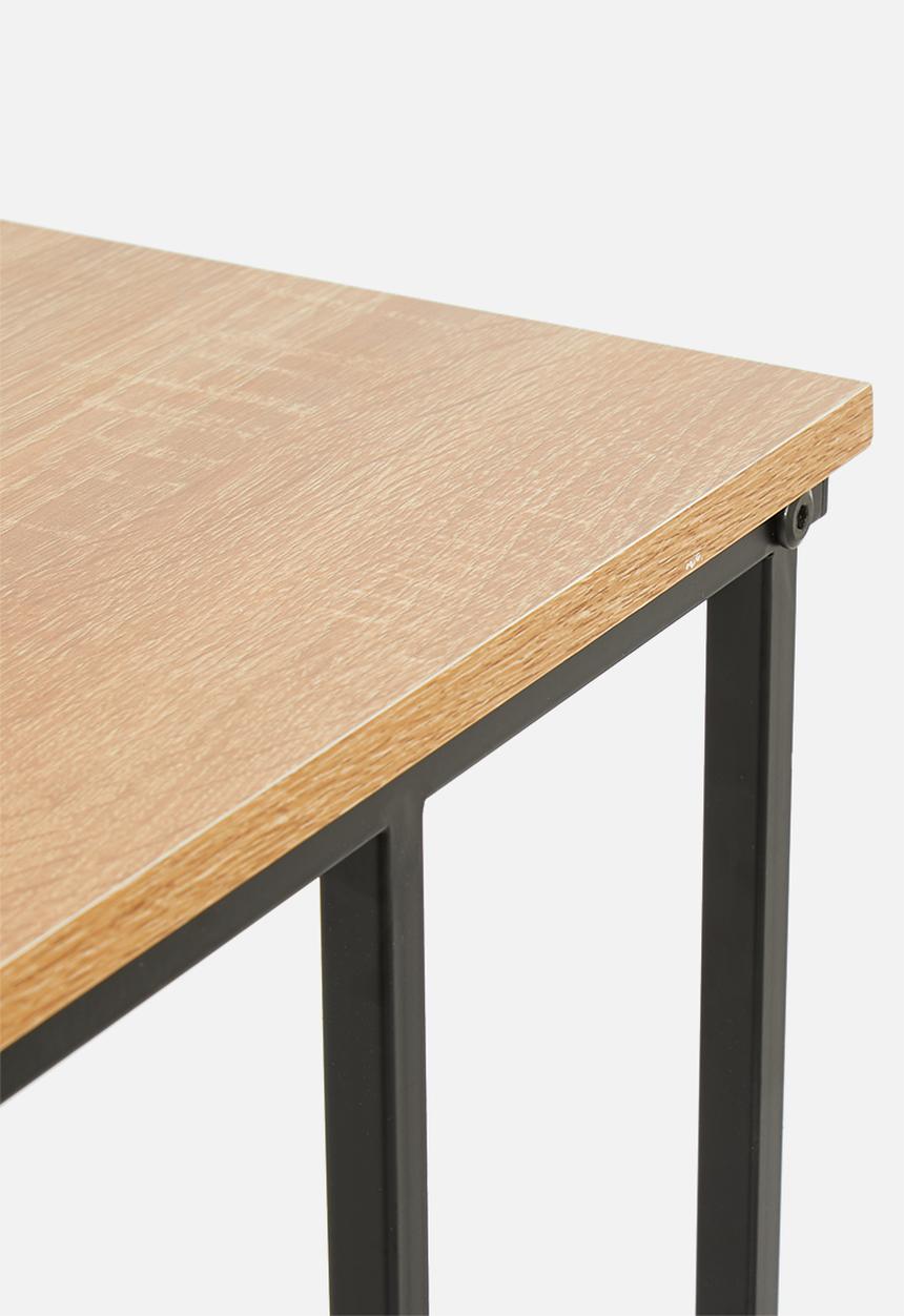 Pax side table - natural & black