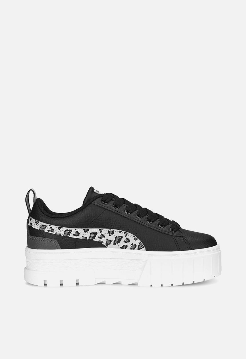 PUMA - Mayze wild jr - puma black-cool dark gray