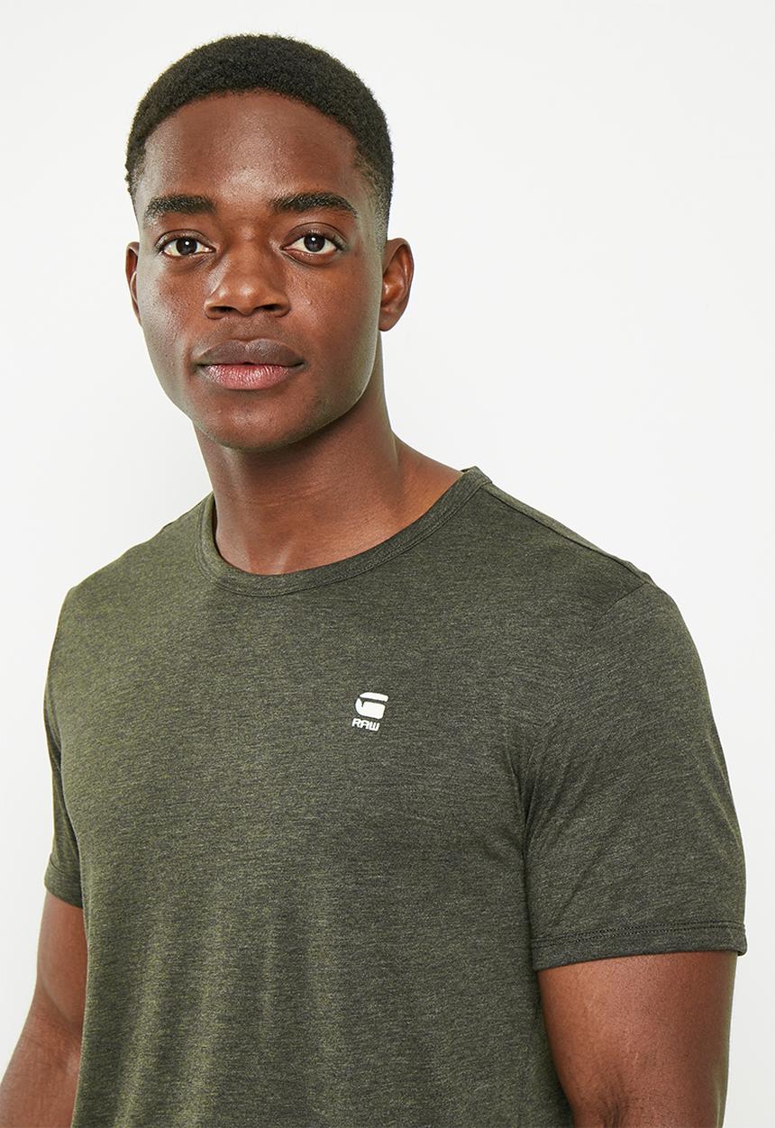 G-STAR - Base-s r t shirt sleeve - asfalt htr
