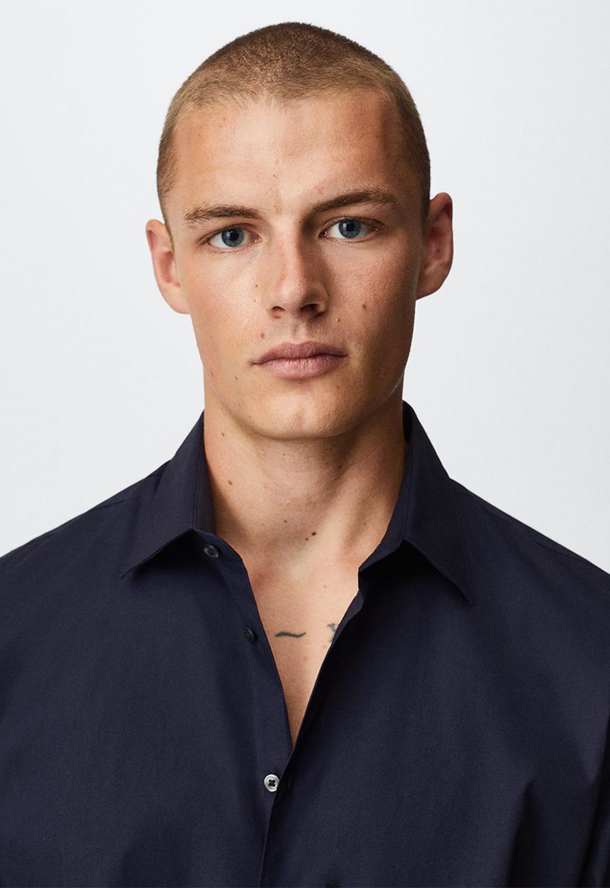 MANGO - Shirt play - dark navy
