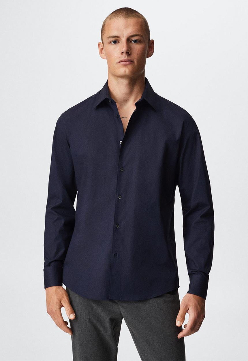 MANGO - Shirt play - dark navy