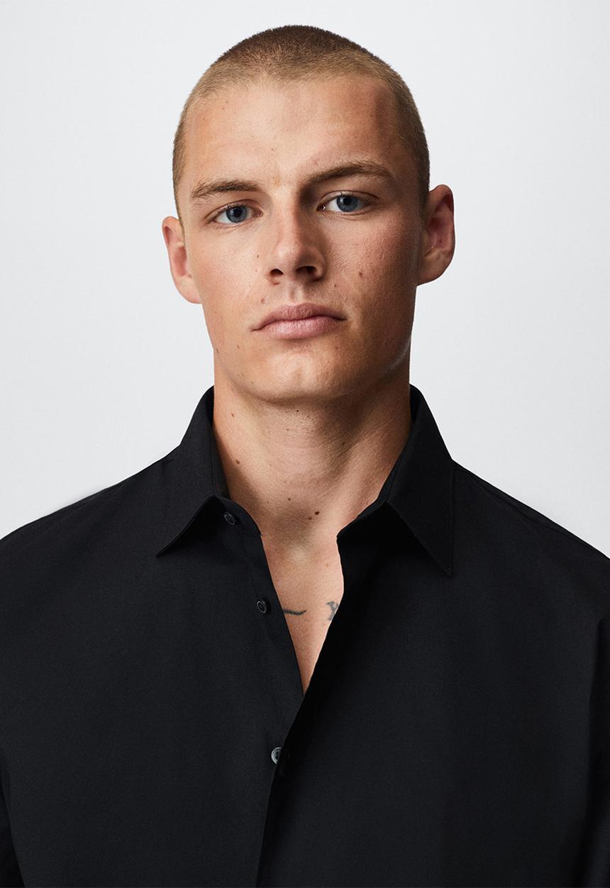 MANGO - Shirt play - black