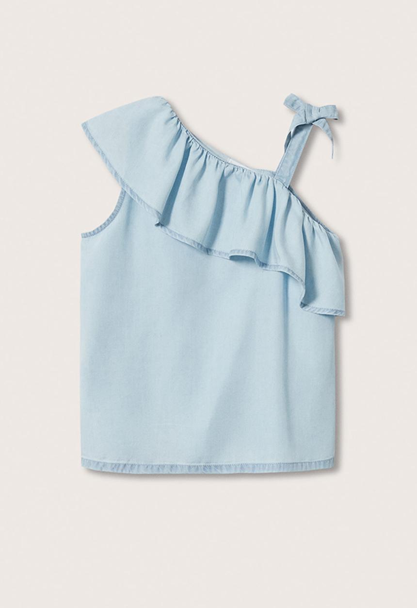 MANGO - Blouse  cerro - light blue