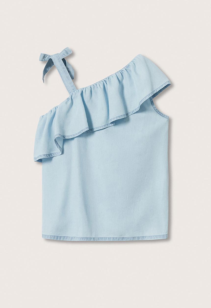 MANGO - Blouse  cerro - light blue