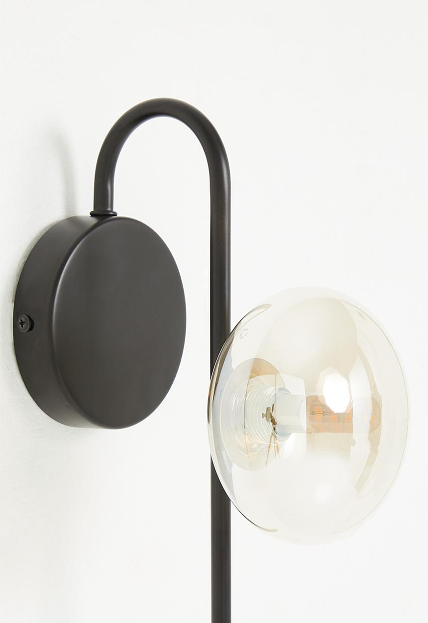 Sixth Floor - Leo wall light - black