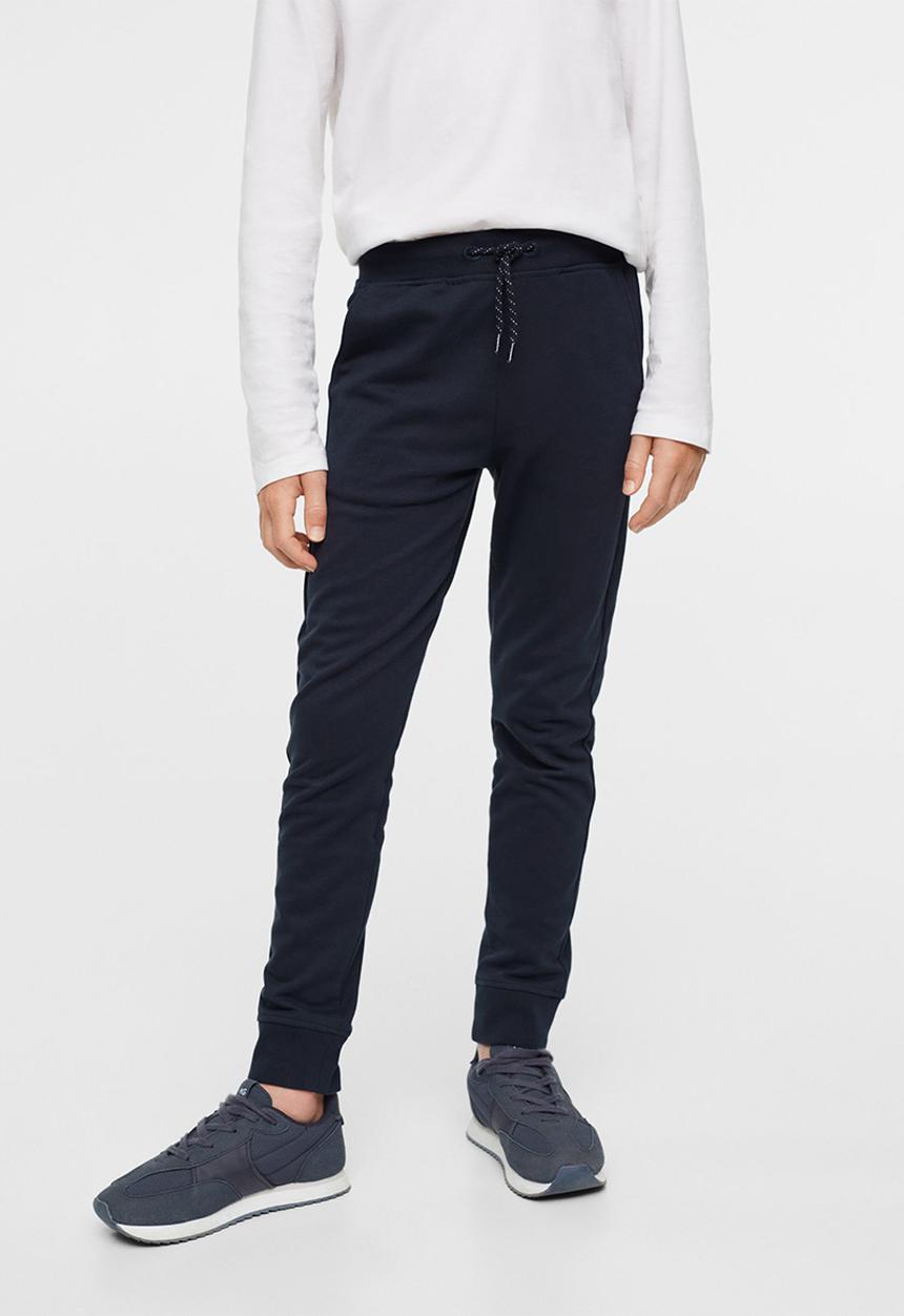 MANGO - Trousers francia3 - navy