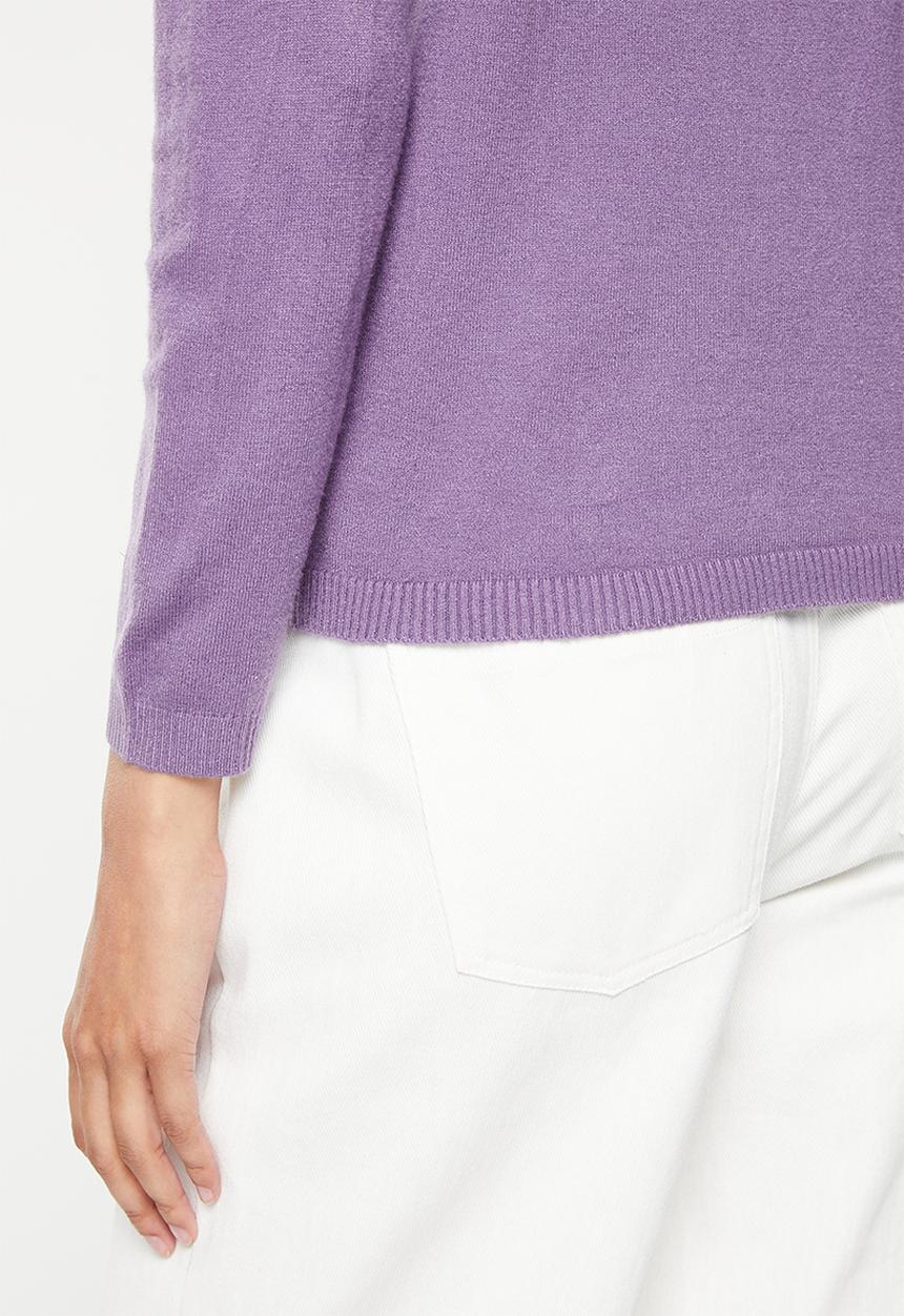 dailyfriday - V-neck jumper - purple