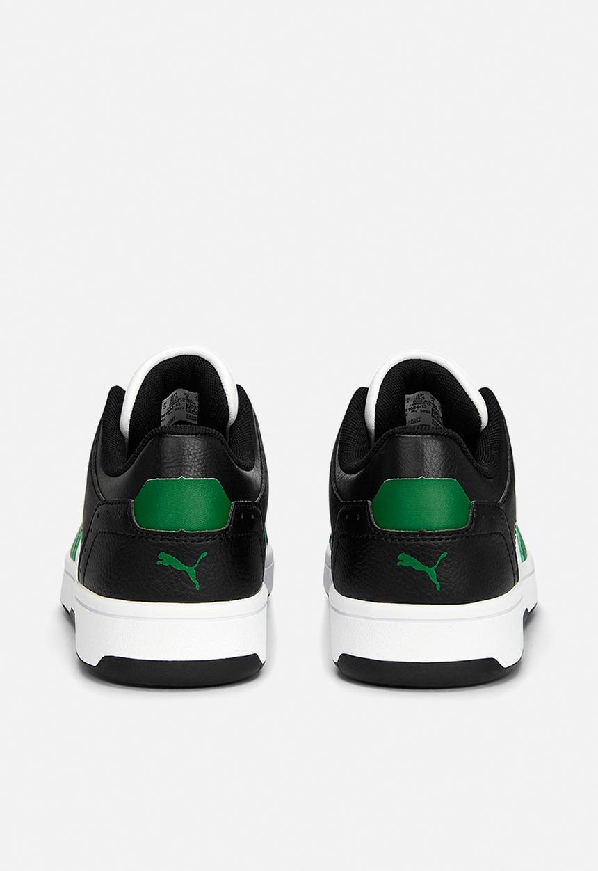 PUMA - Puma rebound joy lo jr - puma white-archive green-puma black