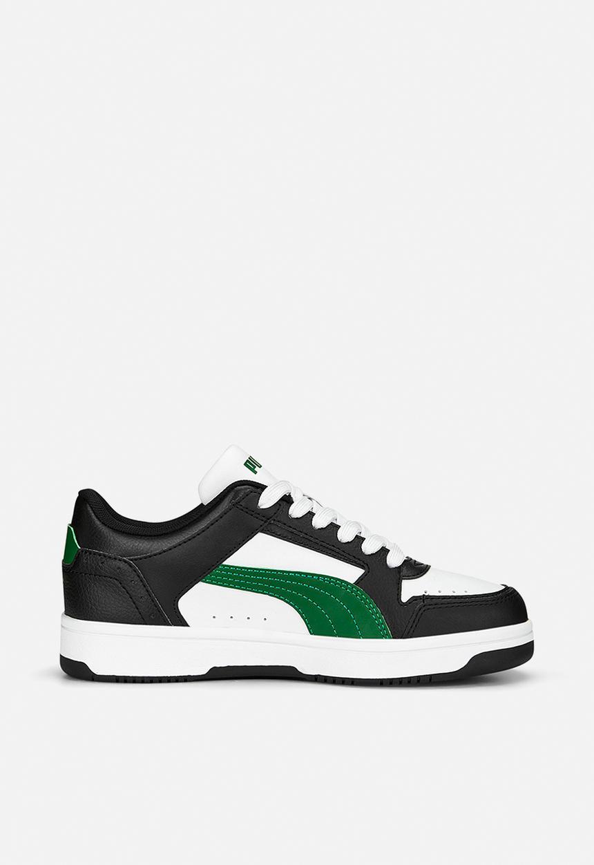 PUMA - Puma rebound joy lo jr - puma white-archive green-puma black