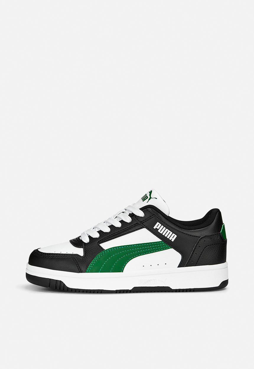 PUMA - Puma rebound joy lo jr - puma white-archive green-puma black