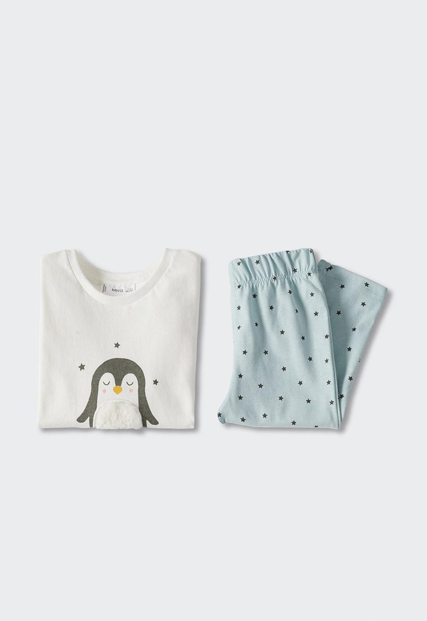 MANGO - Pyjamas  penguin - white