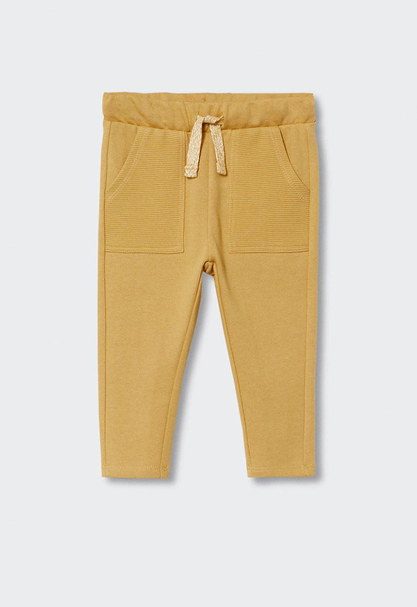 MANGO - Trousers  tom - yellow