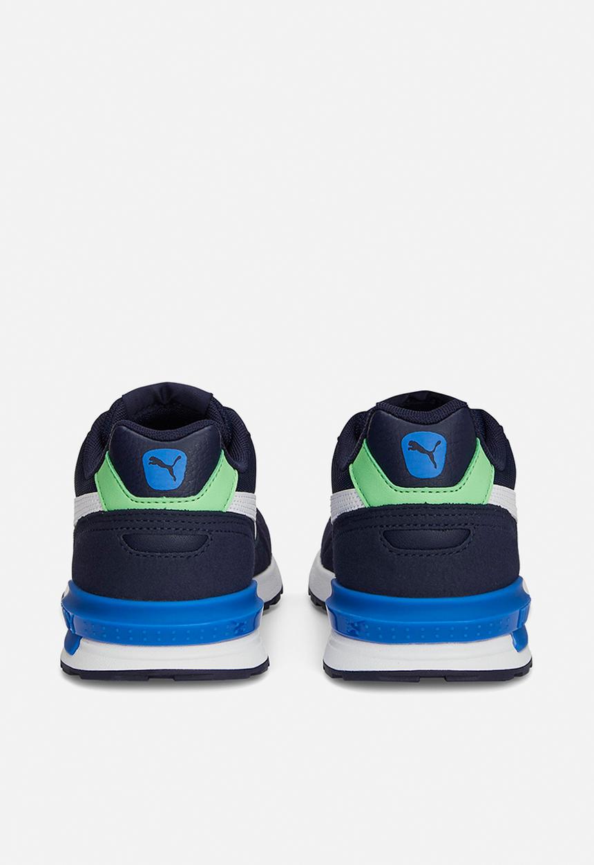 PUMA - Graviton jr - puma navy-puma white-summer green-victoria blue