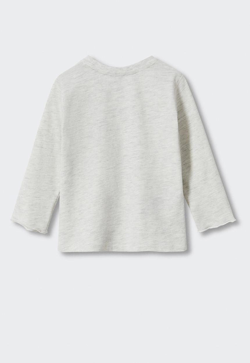 MANGO - T-shirt bunny - gray