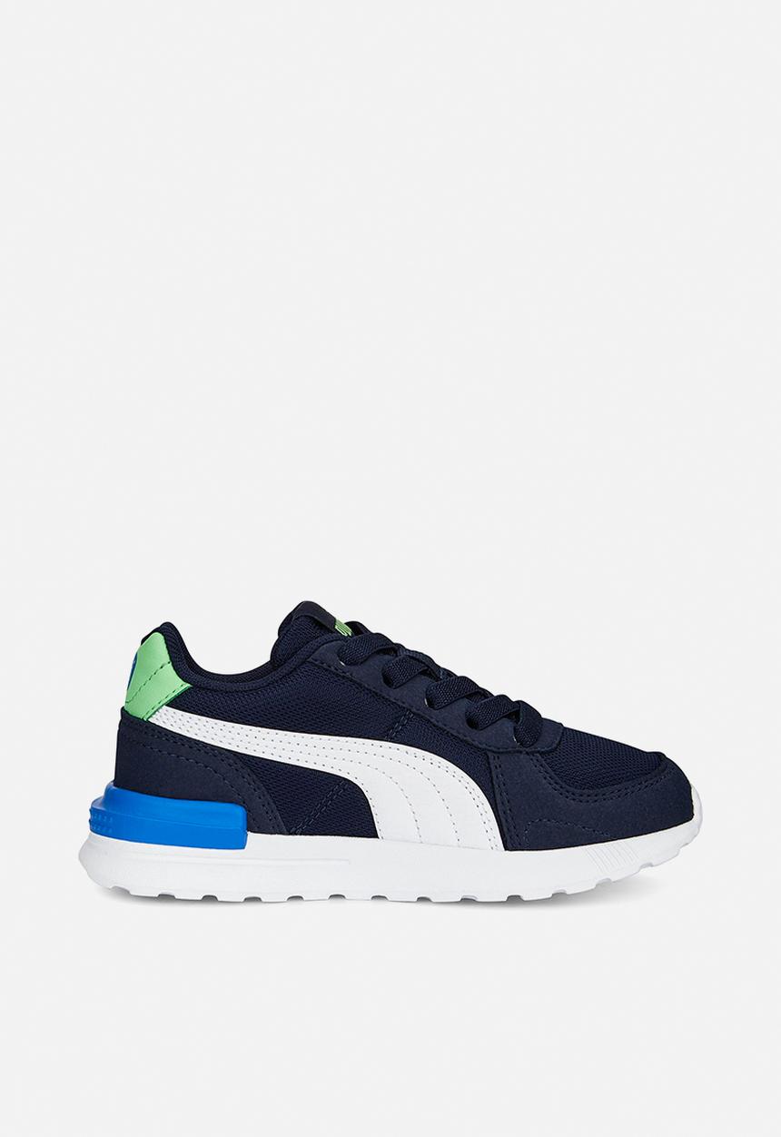 PUMA - Graviton ac ps - puma navy-puma white-summer green-victoria blue