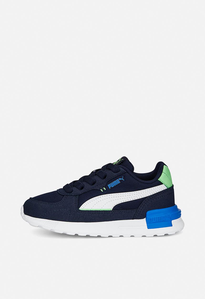 PUMA - Graviton ac ps - puma navy-puma white-summer green-victoria blue