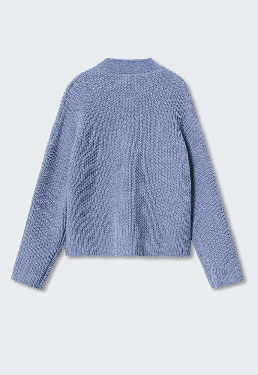 MANGO - Cardigan  souffle3 - light blue