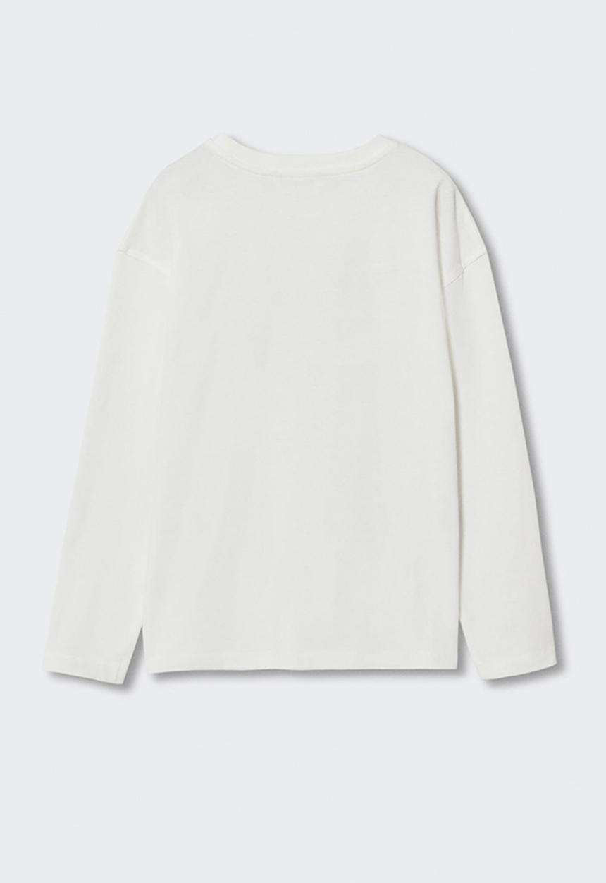 MANGO - T-shirt  city - white