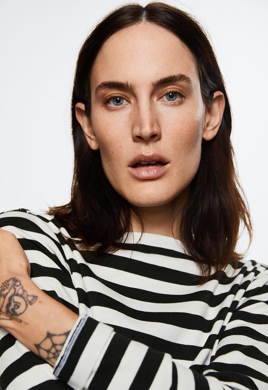 MANGO - T-shirt marina - neutral