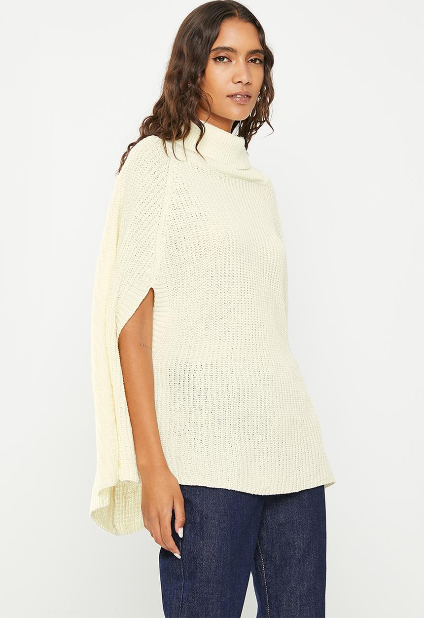 dailyfriday - Knitwear cape - ecru
