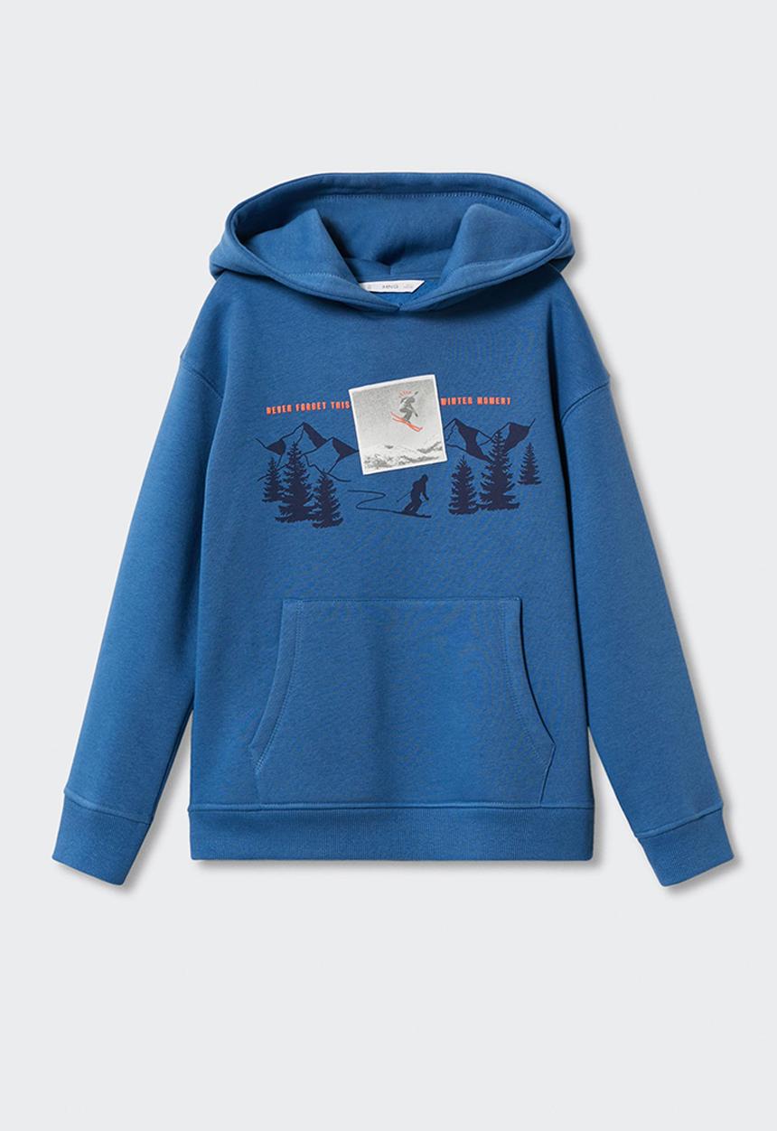 MANGO - Sweatshirt pola  - blue