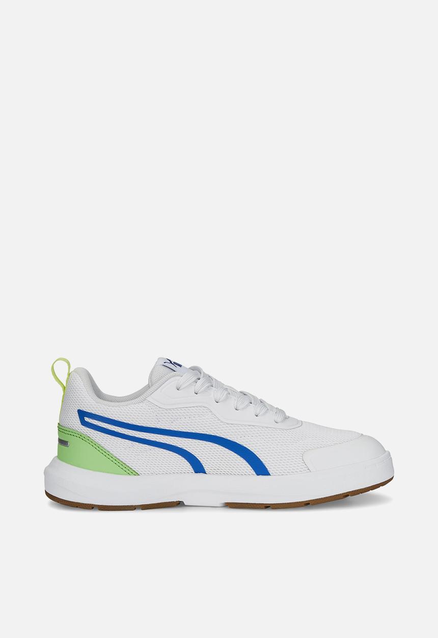 PUMA - Puma evolve gym jr - puma white-victoria blue-summer green