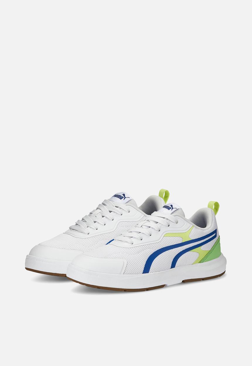 PUMA - Puma evolve gym jr - puma white-victoria blue-summer green
