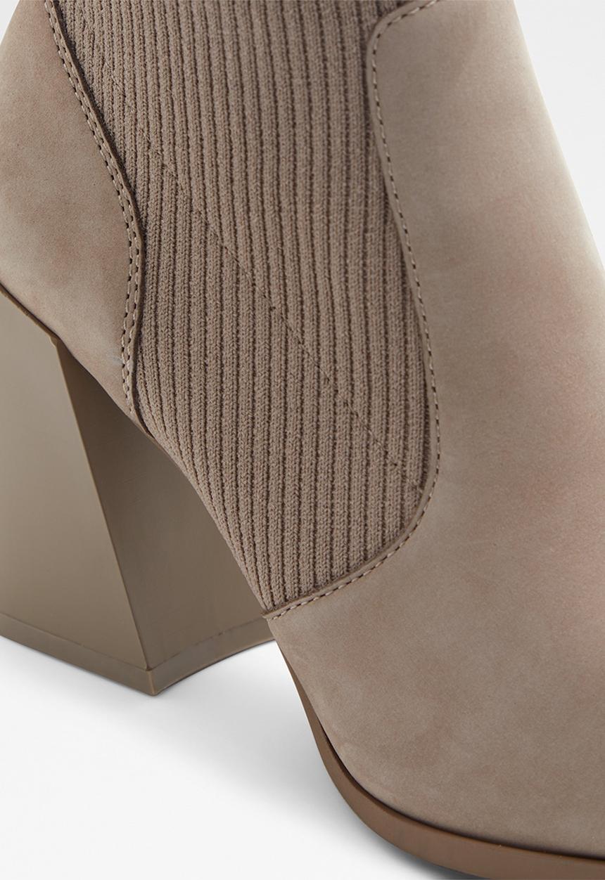 ALDO - Ganina leather boot - open grey