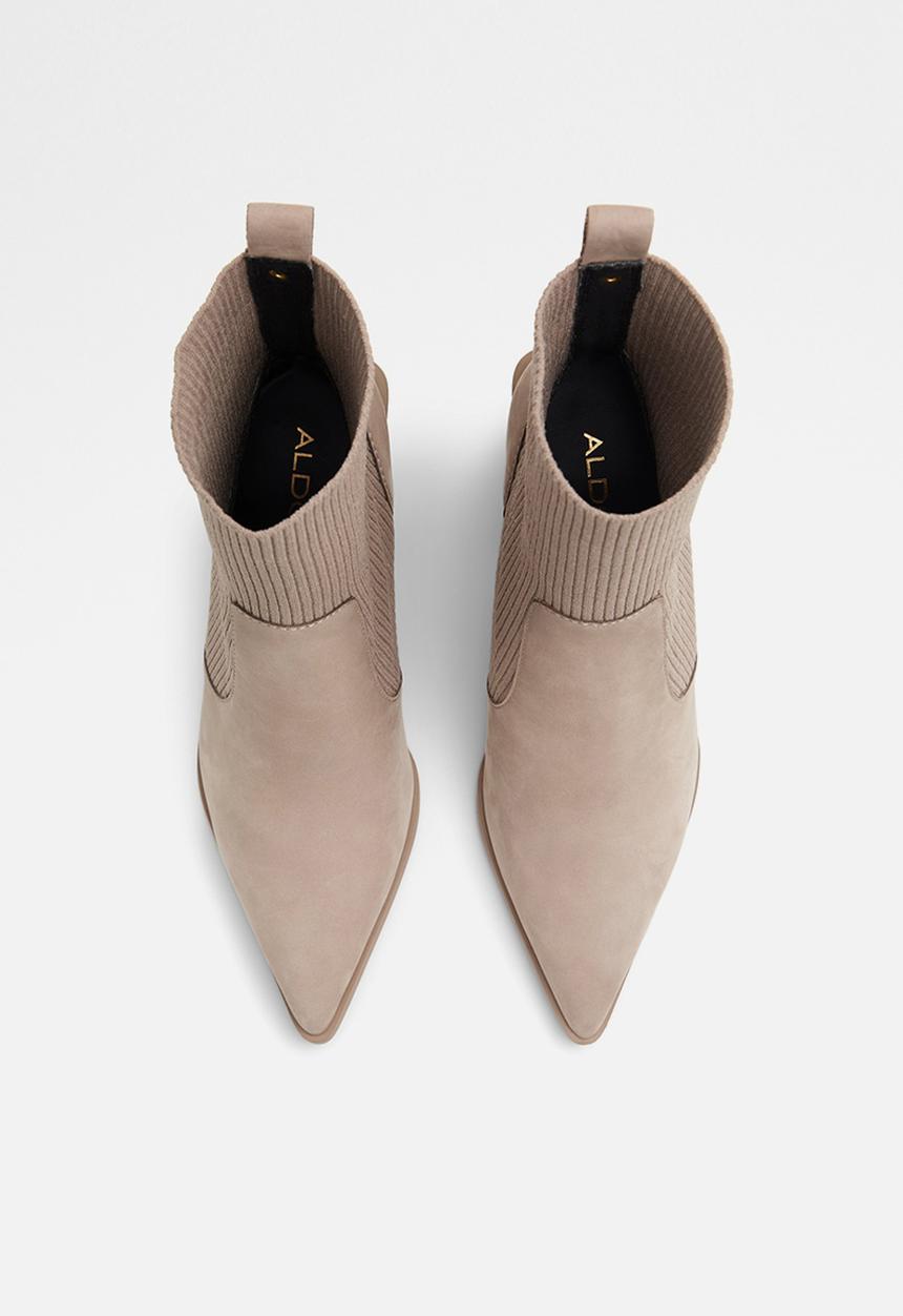 ALDO - Ganina leather boot - open grey