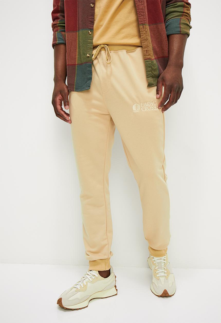 Lark & Crosse - Todd fashion fleece pant - stone