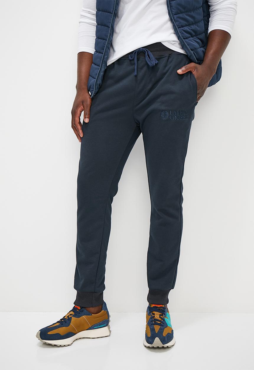 Lark & Crosse - Todd fashion fleece pant - navy