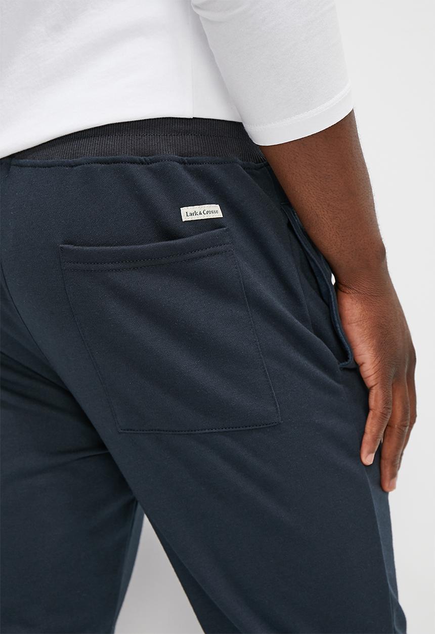 Lark & Crosse - Todd fashion fleece pant - navy