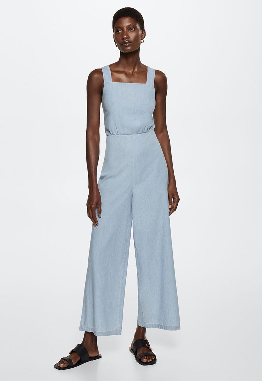 MANGO - One-piece suit nim-h - open blue