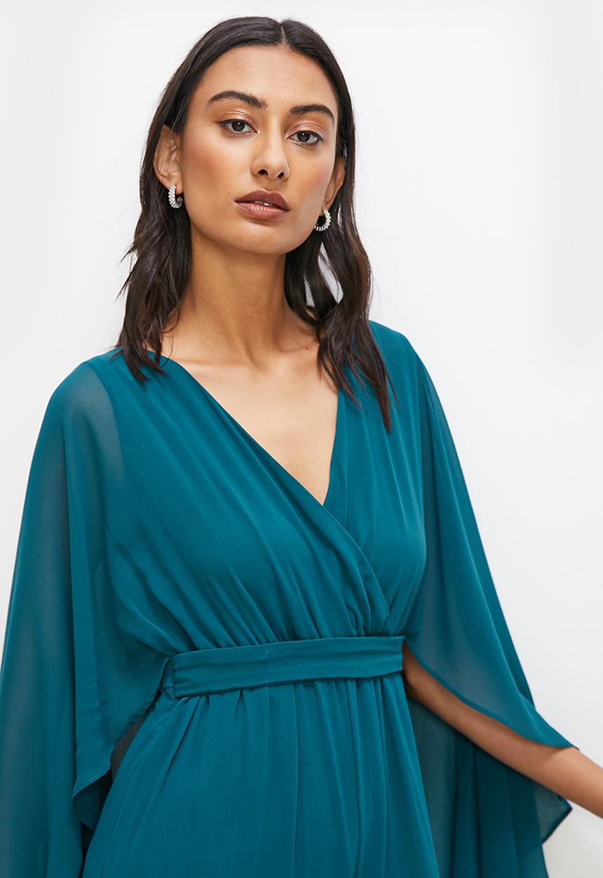 edit - Cape jumpsuit - moroccan blue