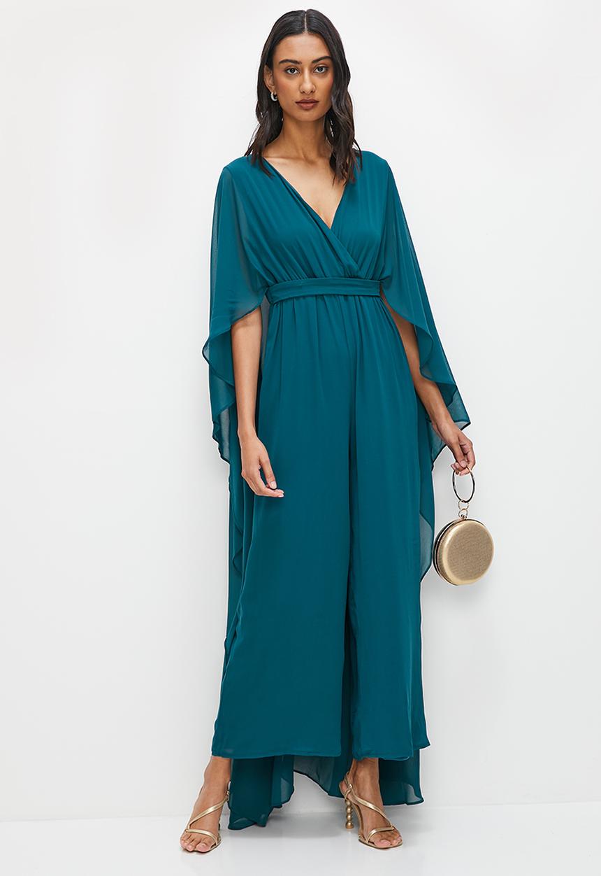 edit - Cape jumpsuit - moroccan blue