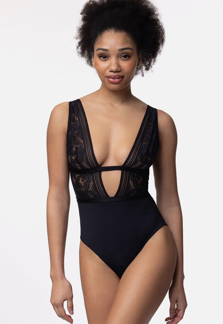 DORINA - Astrid bodysuit - black
