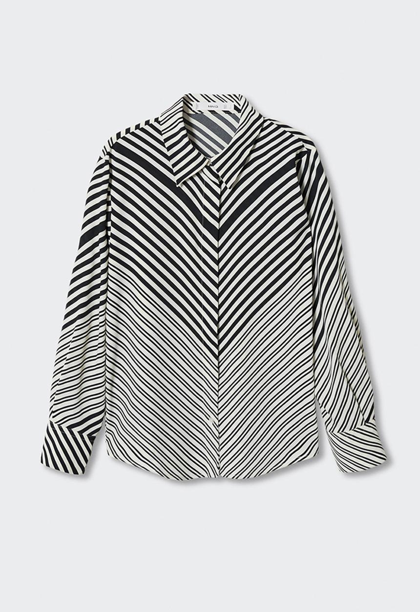 MANGO - Shirt basic - charcoal