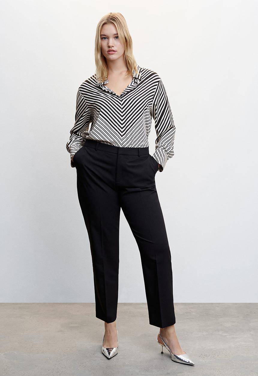 MANGO - Shirt basic - charcoal