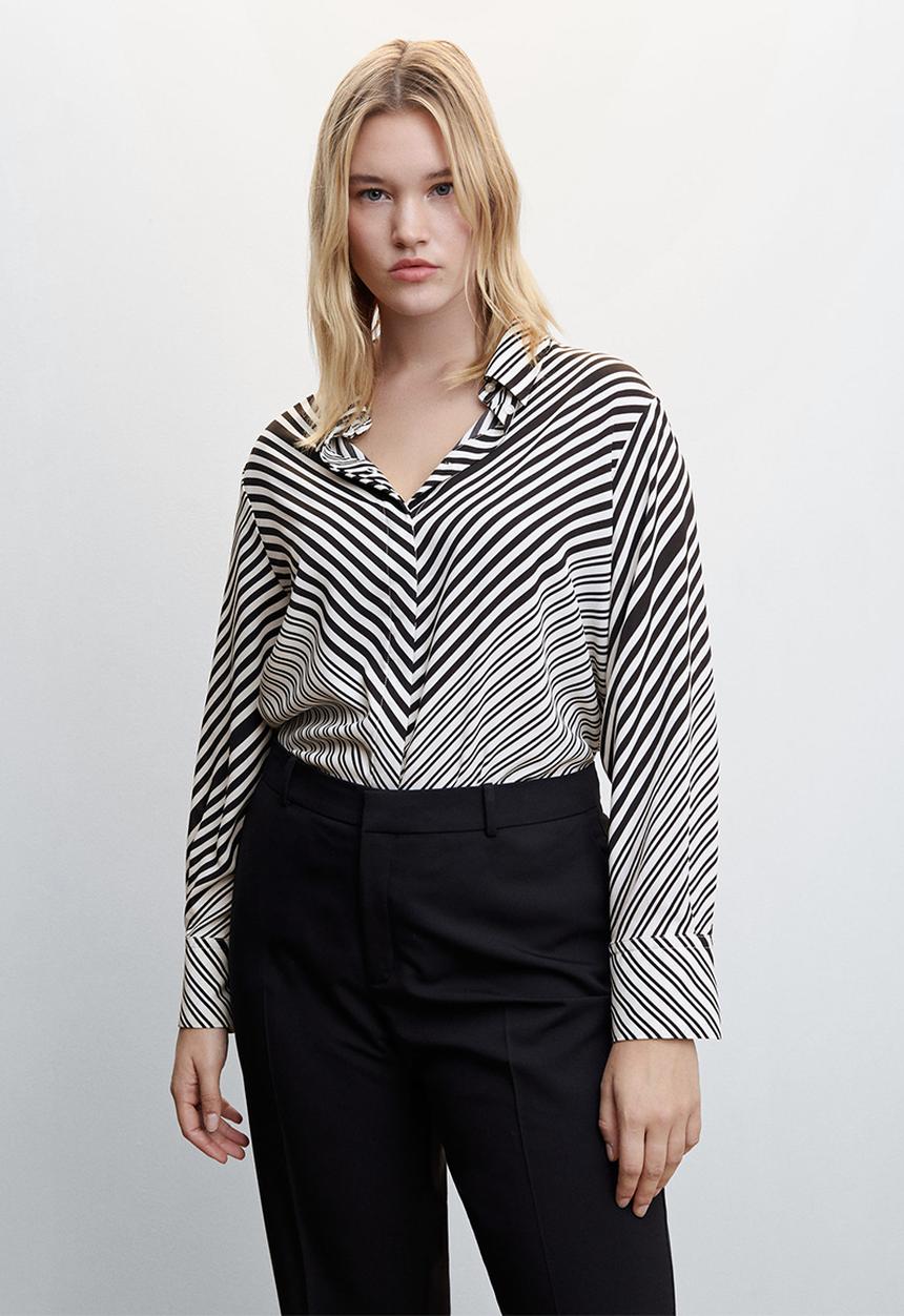 MANGO - Shirt basic - charcoal